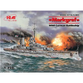ICM S005 Skepp "Markgraf" WWI German Battleship