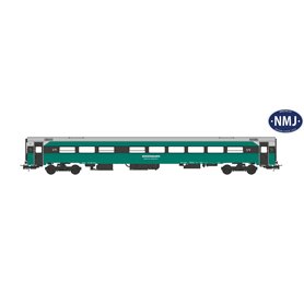NMJ 122402 Personvagn VY B7-4 27007 2. Klasse Personvogn, med innerbelysning
