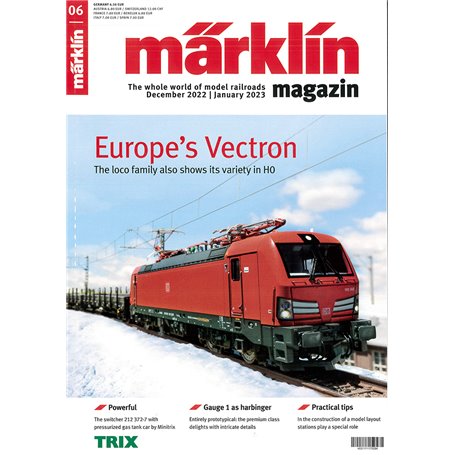 Märklin 374556 Märklin Magazin 6/2022 Engelska