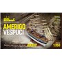 Mamoli MM10 Amerigo Vespucci - Wooden model kit with pre-carved hull