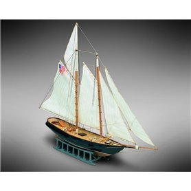 Mamoli MM04 America - Wooden model kit with pre-carved hull