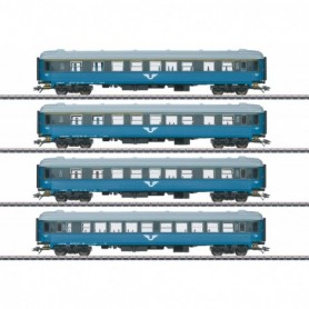 Märklin 43787 Vagnsset med 4 personvagnar typ SJ