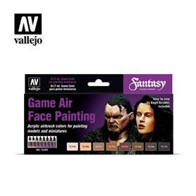 Vallejo 72865 Färgset Game Air Face Painting