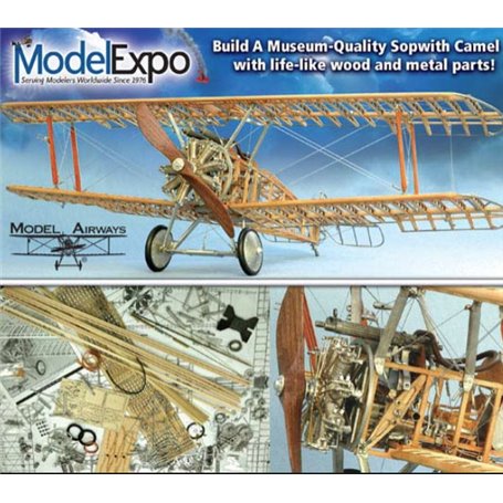 Model Shipways MA1030 1/16 Flygplan Sopwith Camel WW1 Plane