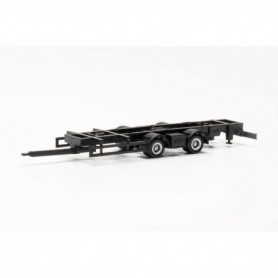 Herpa 085533 7,82meter tandem volume trailer chassis (2 pieces)