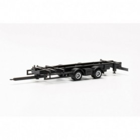 Herpa 085540 7,82meter interchangeable tandem volume trailer chassis (2 pieces)