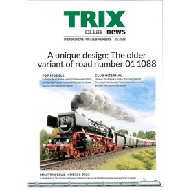 Trix CLUB012023 Trix Club 01/2023, magasin från Trix, 23 sidor i färg, Engelska