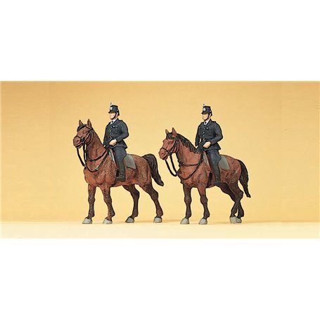 Preiser 10399 Polismän till häst
