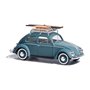 Busch 52911 VW beetle with pretzel window med last på taket