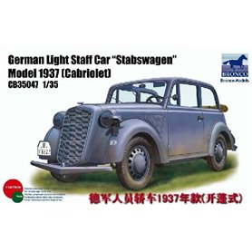 Bronco Models 35047 German Light Staff Car "Stabswagen" Model 1937 Cabriolet