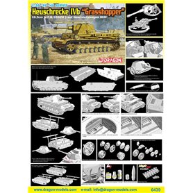 Dragon 6439 Tanks Heuschrecke IVb "Grasshopper" 10.5 cm le.F.H. 18/6(Sf.) III/IV