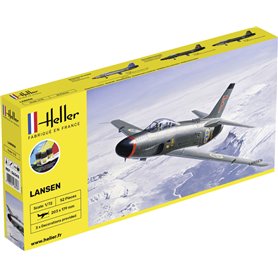Heller 56343 Flygplan SAAB Lansen A/S 32 "Gift Set